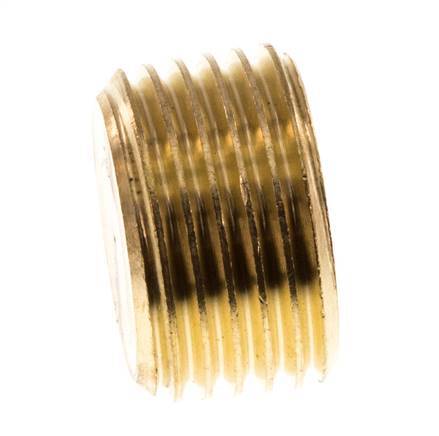 1/2'' Brass Closing plug with Inner Hex without collar 16 Bar [5 Pieces]
