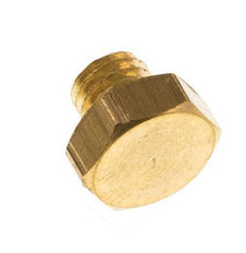 M5 Brass Closing plug with Outer Hex 16 Bar [10 Pieces]