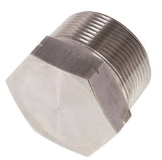 1 1/2'' NPT Male Stainless steel Closing plug with Outer Hex 70 Bar