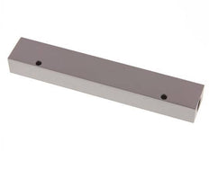 2xG 1/4'' x 6xG 1/8'' Aluminium Distributor Block One-sided 16 Bar