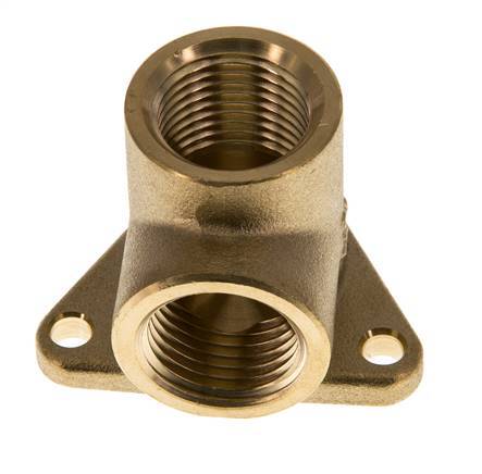 G 1/2'' Brass Wall mounted 2-way Air Junction 16 Bar