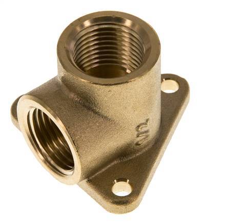 G 1/2'' Brass Wall mounted 2-way Air Junction 16 Bar