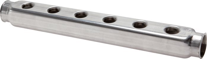 2xG 1'' x 24xG 1/2'' Stainless steel Distributor Block Double-sided 10 Bar