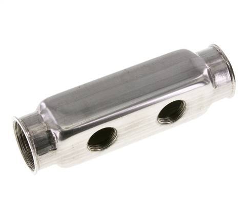 2xG 1'' x 2xG 1/2'' Stainless steel Distributor Block One-sided 10 Bar