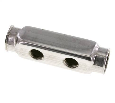 2xG 1'' x 2xG 1/2'' Stainless steel Distributor Block One-sided 10 Bar