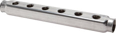 2xG 1'' x 8xG 1/2'' Stainless steel Distributor Block One-sided 10 Bar