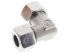 16S Zinc plated Steel 90 deg Elbow Cutting ring 400 Bar DIN 2353
