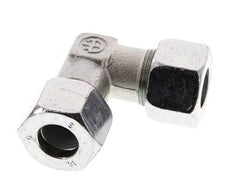 16S Zinc plated Steel 90 deg Elbow Cutting ring 400 Bar DIN 2353