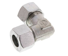 20S Zinc plated Steel 90 deg Elbow Cutting ring 400 Bar DIN 2353