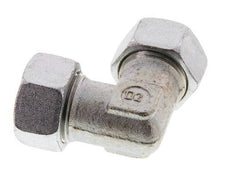 22L Zinc plated Steel 90 deg Elbow Cutting ring 160 Bar DIN 2353
