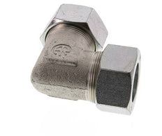38S Zinc plated Steel 90 deg Elbow Cutting ring 315 Bar DIN 2353