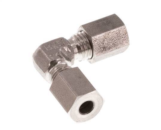 4LL Stainless steel 90 deg Elbow Cutting ring 100 Bar DIN 2353
