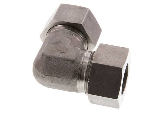 30S Stainless steel 90 deg Elbow Cutting ring 400 Bar DIN 2353