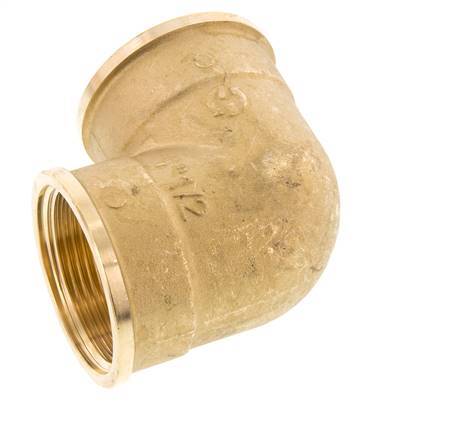 G 1 1/2'' Brass 90 deg Elbow Fitting 16 Bar