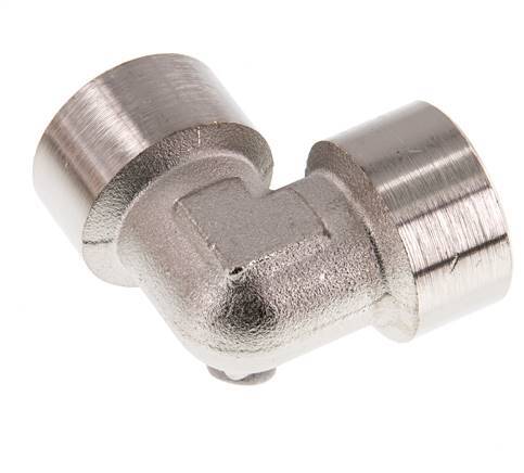 G 3/4'' Nickel plated Brass 90 deg Elbow Fitting 16 Bar