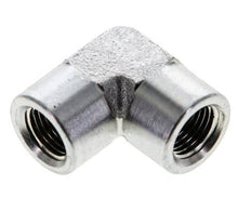 1/8'' NPT Zinc plated Steel 90 deg Elbow Fitting 345 Bar - Hydraulic