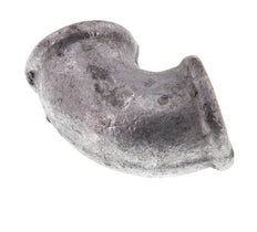 Rp 3/8'' Zinc plated Cast iron 90 deg Elbow Fitting 25 Bar [5 Pieces]