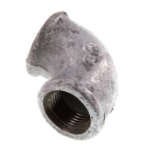Rp 3/8'' Zinc plated Cast iron 90 deg Elbow Fitting 25 Bar [5 Pieces]