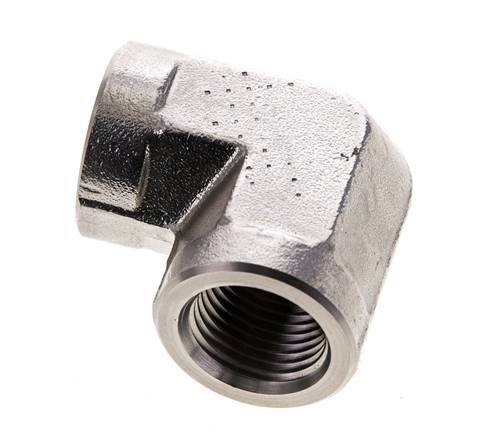 1/2'' NPT Stainless steel 90 deg Elbow Fitting 210 Bar - Hydraulic