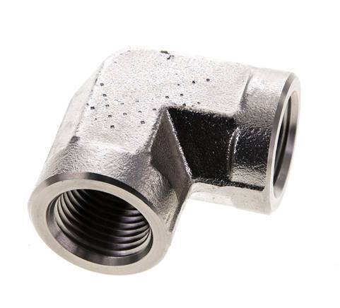 1/2'' NPT Stainless steel 90 deg Elbow Fitting 210 Bar - Hydraulic