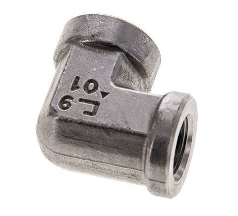 1/4'' NPT Stainless steel 90 deg Elbow Fitting 275 Bar - Hydraulic