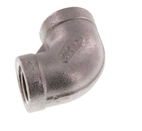 Rp 1/4'' Stainless steel 90 deg Elbow Fitting 10 Bar [5 Pieces]