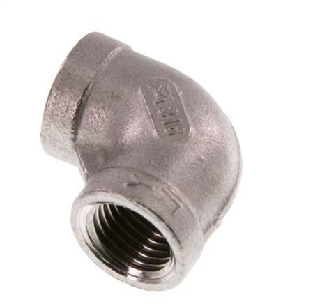 Rp 1/4'' Stainless steel 90 deg Elbow Fitting 10 Bar [5 Pieces]