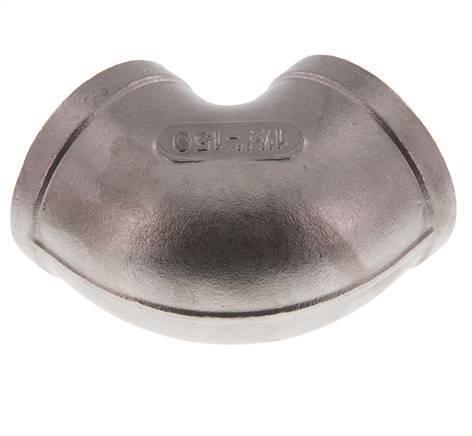 Rp 1 1/2'' Stainless steel 90 deg Elbow Fitting 10 Bar