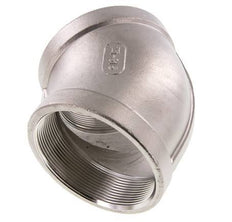 Rp 3'' Stainless steel 45 deg Elbow Fitting 16 Bar