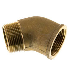 Rp 1 1/4'' x R 1 1/4'' F/M Brass 45 deg Elbow Fitting 16 Bar
