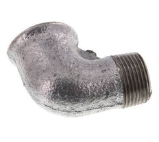Rp 3/4'' x R 3/4'' F/M Zinc plated Cast iron 90 deg Elbow Fitting 25 Bar [5 Pieces]