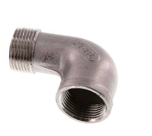Rp 3/4'' x R 3/4'' F/M Stainless steel 90 deg Elbow Fitting 10 Bar