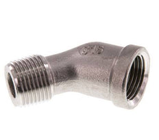 Rp 3/8'' x R 3/8'' F/M Stainless steel 45 deg Elbow Fitting 16 Bar