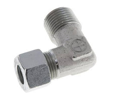 R 1/2'' Male x 12L Zinc plated Steel 90 deg Elbow Fitting 315 Bar DIN 2353