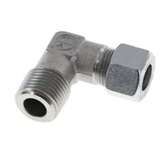 R 1/2'' Male x 12L Zinc plated Steel 90 deg Elbow Fitting 315 Bar DIN 2353