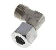 R 1/2'' Male x 14S Zinc plated Steel 90 deg Elbow Fitting 630 Bar DIN 2353