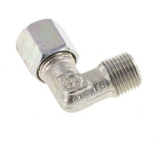R 1/8'' Male x 5LL Zinc plated Steel 90 deg Elbow Fitting 100 Bar DIN 2353