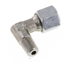 R 1/8'' Male x 8L Zinc plated Steel 90 deg Elbow Fitting 315 Bar DIN 2353