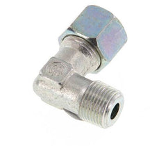 R 3/8'' Male x 10S Zinc plated Steel 90 deg Elbow Fitting 630 Bar DIN 2353