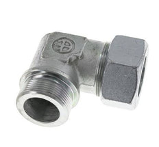 G 1 1/2'' Male x 38S Zinc plated Steel 90 deg Elbow Fitting 315 Bar DIN 2353