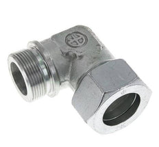 G 1 1/2'' Male x 38S Zinc plated Steel 90 deg Elbow Fitting 315 Bar DIN 2353