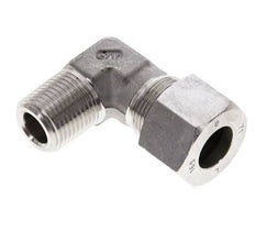1/2'' NPT Male x 16S Stainless steel 90 deg Elbow Cutting ring 400 Bar DIN 2353