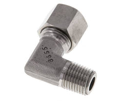R 1/4'' Male x 10L Stainless steel 90 deg Elbow Fitting 315 Bar DIN 2353