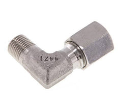 R 1/8'' Male x 6L Stainless steel 90 deg Elbow Fitting 315 Bar DIN 2353