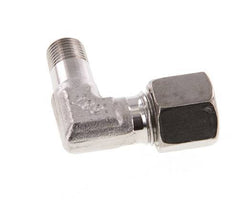 R 1/8'' Male x 8L Stainless steel 90 deg Elbow Fitting 315 Bar DIN 2353
