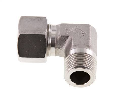 G 3/4'' Male x 20S Stainless steel 90 deg Elbow Fitting 400 Bar DIN 2353