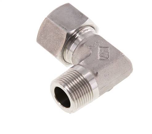 G 3/4'' Male x 20S Stainless steel 90 deg Elbow Fitting 400 Bar DIN 2353