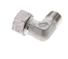 3/4'' NPT Male x 22L Stainless steel 90 deg Elbow Cutting ring 160 Bar DIN 2353