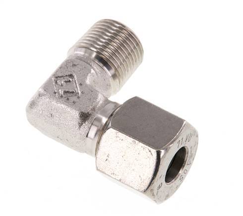 R 3/8'' Male x 10S Stainless steel 90 deg Elbow Fitting 630 Bar DIN 2353