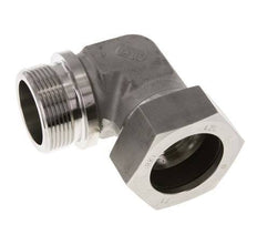 G 1 1/2'' Male x 42L Stainless steel 90 deg Elbow Fitting 160 Bar DIN 2353
